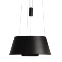 Flot loft lampe i sort